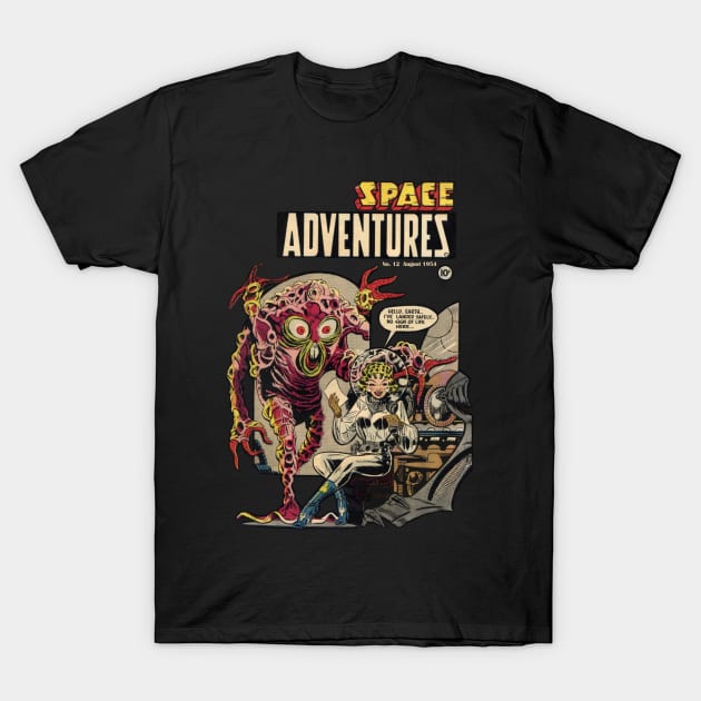 Space Adventures 1954 T-Shirt by kg07_shirts
